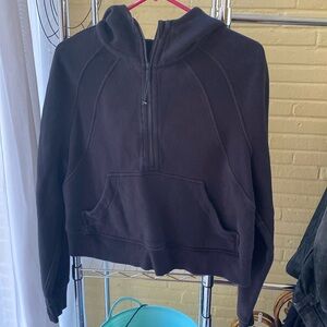 scuba Oversized Half-zip Hoodie